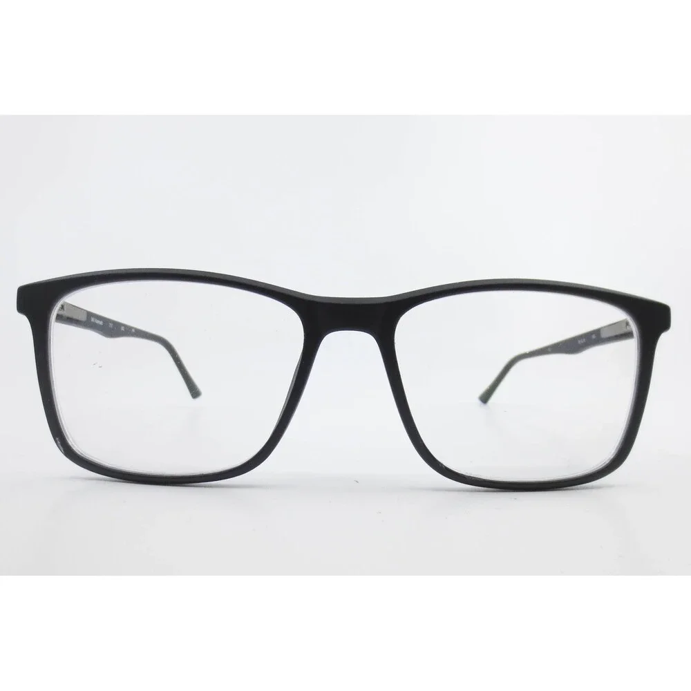 MV Kenneth 717 002 HM Matte Black Rectangular Full Rim Eyeglasses 58-18-150